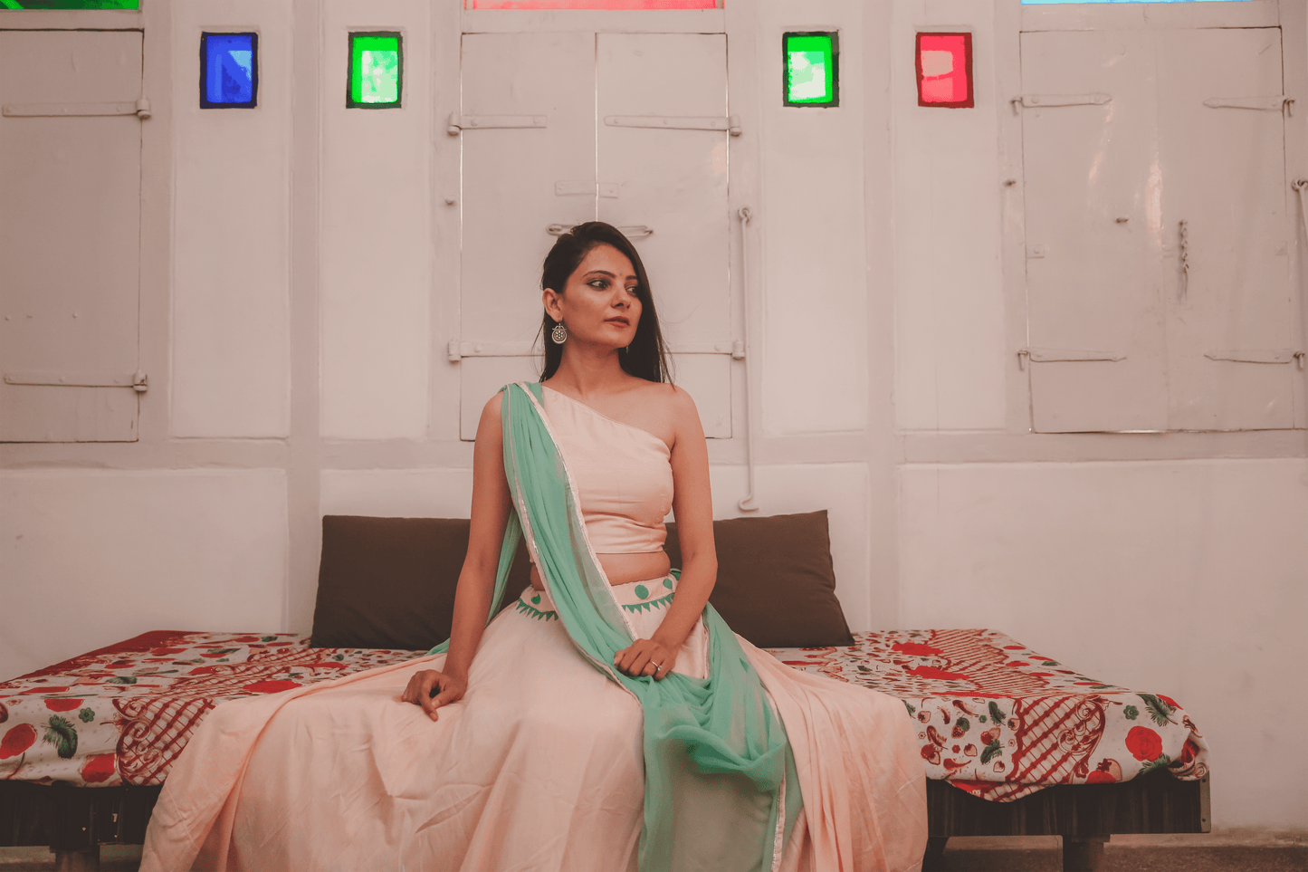 Chaniya choli | Hand block printed chaniya choli | Lehenga Choli | Silk Chaniya Choli | Silk Lehenga Choli | Custom made chaniya choli
