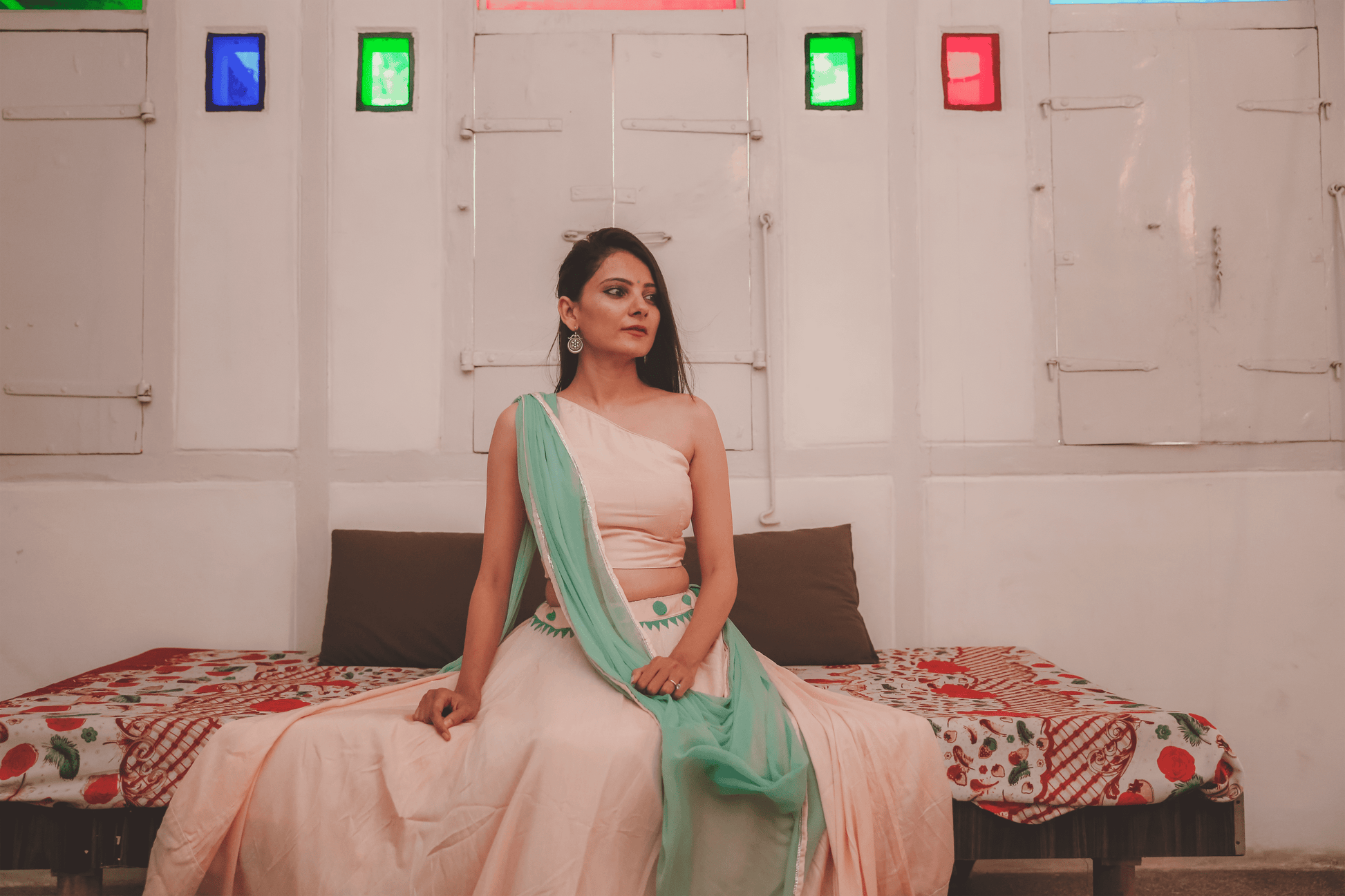Chaniya choli | Hand block printed chaniya choli | Lehenga Choli | Silk Chaniya Choli | Silk Lehenga Choli | Custom made chaniya choli