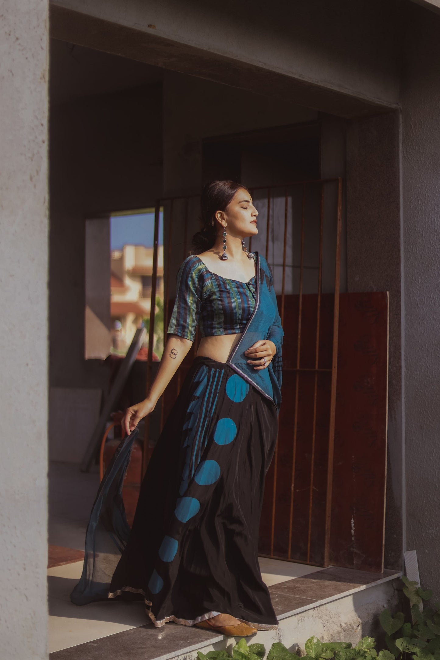 Chaniya choli | Hand block printed chaniya choli | Lehenga Choli | Silk Chaniya Choli | Silk Lehenga Choli | Custom made chaniya choli