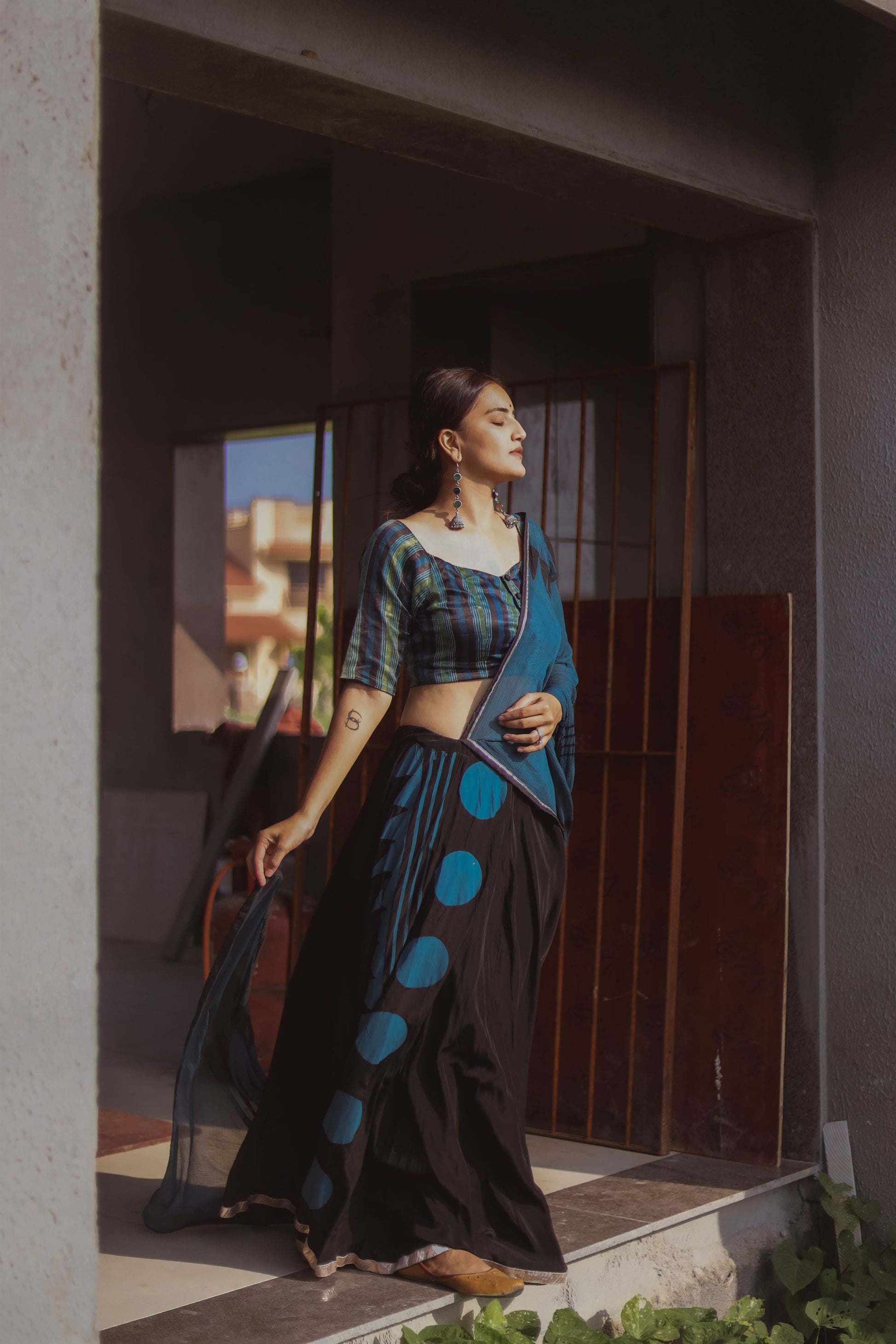 Chaniya choli | Hand block printed chaniya choli | Lehenga Choli | Silk Chaniya Choli | Silk Lehenga Choli | Custom made chaniya choli