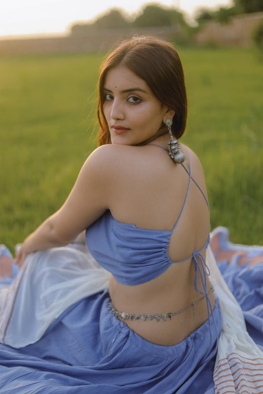 Chaniya choli | Hand block printed chaniya choli | Lehenga Choli | Silk Chaniya Choli | Silk Lehenga Choli | Custom made chaniya choli